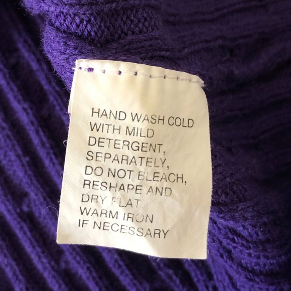 Purple cotton-blend sweater - Picture 4 of 10